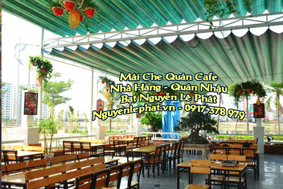 Giá bạt kéo quán cafe