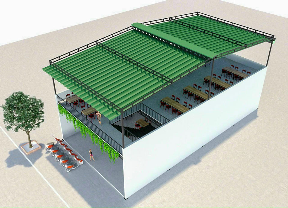 mái xếp giá rẻ